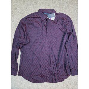 Perry Ellis Men's Long Sleeve Dress Shirt size XXL New